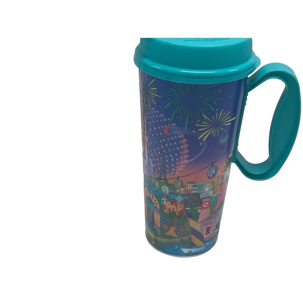 2024 Walt Disney World Resort Reusable Refillable Mug Mickey & Friends- BLUE